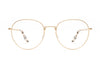 Août Metal round Optical eyeglasses